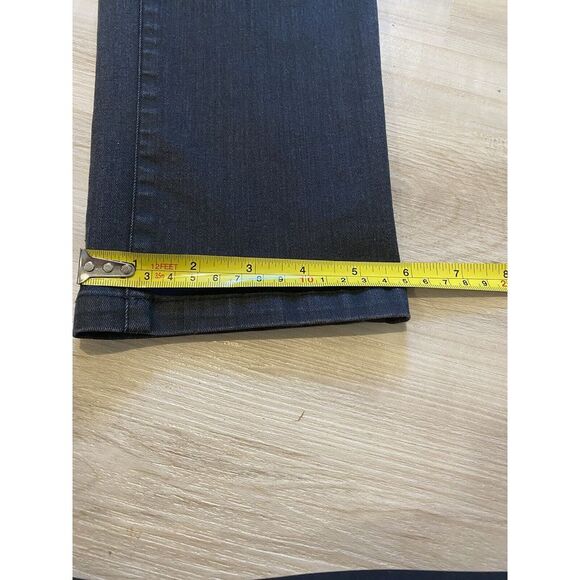 Eileen Fisher Black Slim Jeans Organic Cotton Blend 6 - Picture 7 of 10